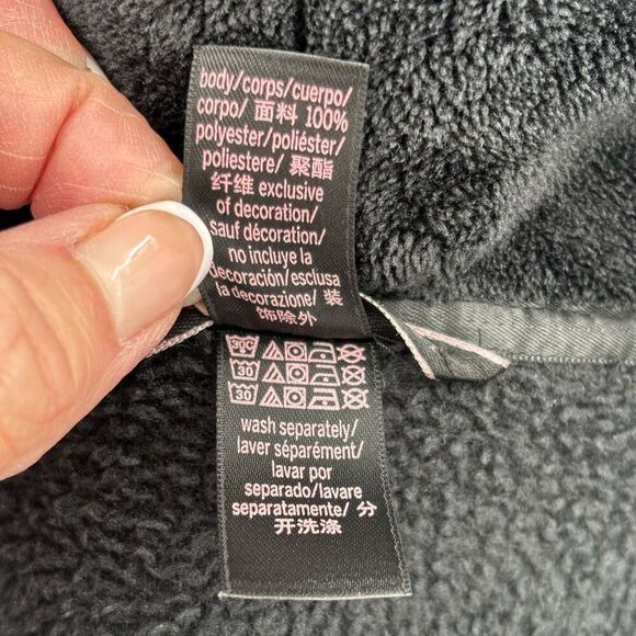 Victoria’s Secret Plush Robe With Tie Belt Black Size XL - Picture 11 of 11